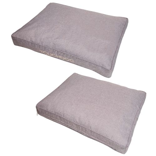 Touchdog 'Hushky' Water-Resistant Premium Rectangular Raised Dog Mat